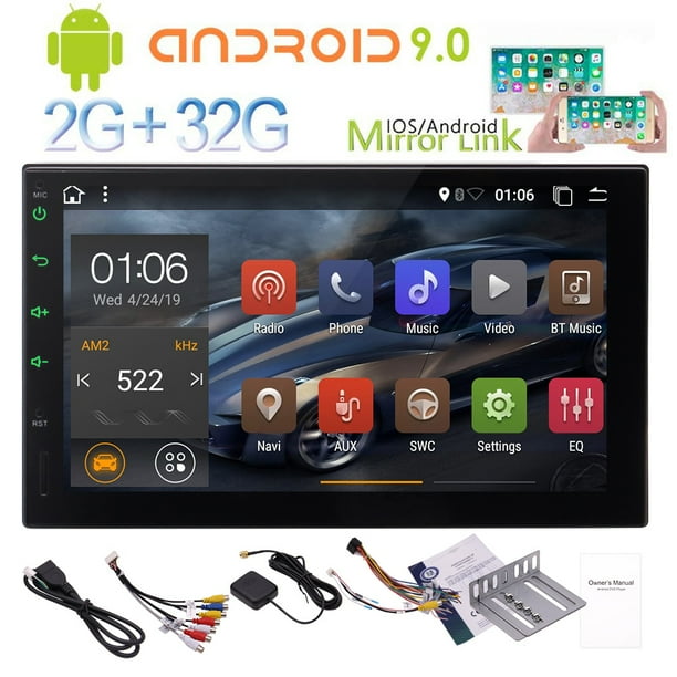 Doule 2 din Android 10.0 OS Car Stereo GPS Navigation System with Bluetooth 2G+32G Car Entertainment Radio Video Player Wifi/Mirrorlink/OBD2/USB/SD in Dash Tablet Headunit Capacitive Touchscreen Doule 2 din Android 10.0 OS Car Stereo GPS Navigation System with Bluetooth 2G+32G Car Entertainment Radio Video Player Wifi/Mirrorlink/OBD2/USB/SD in Dash Tablet Headunit Capacitive Touchscreen